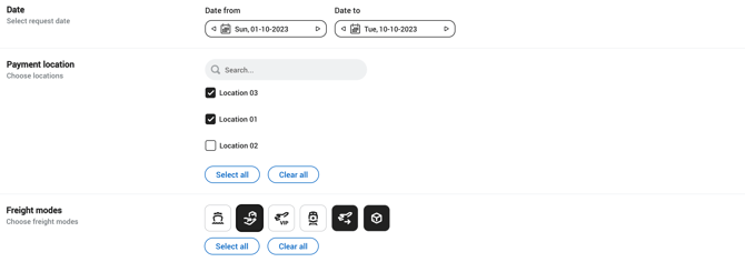 02 Create report 2 Report filters