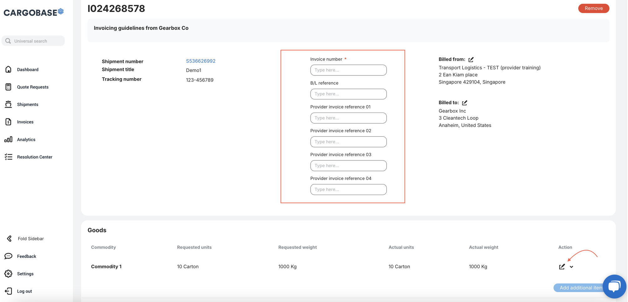 How to submit invoice or additional invoice?